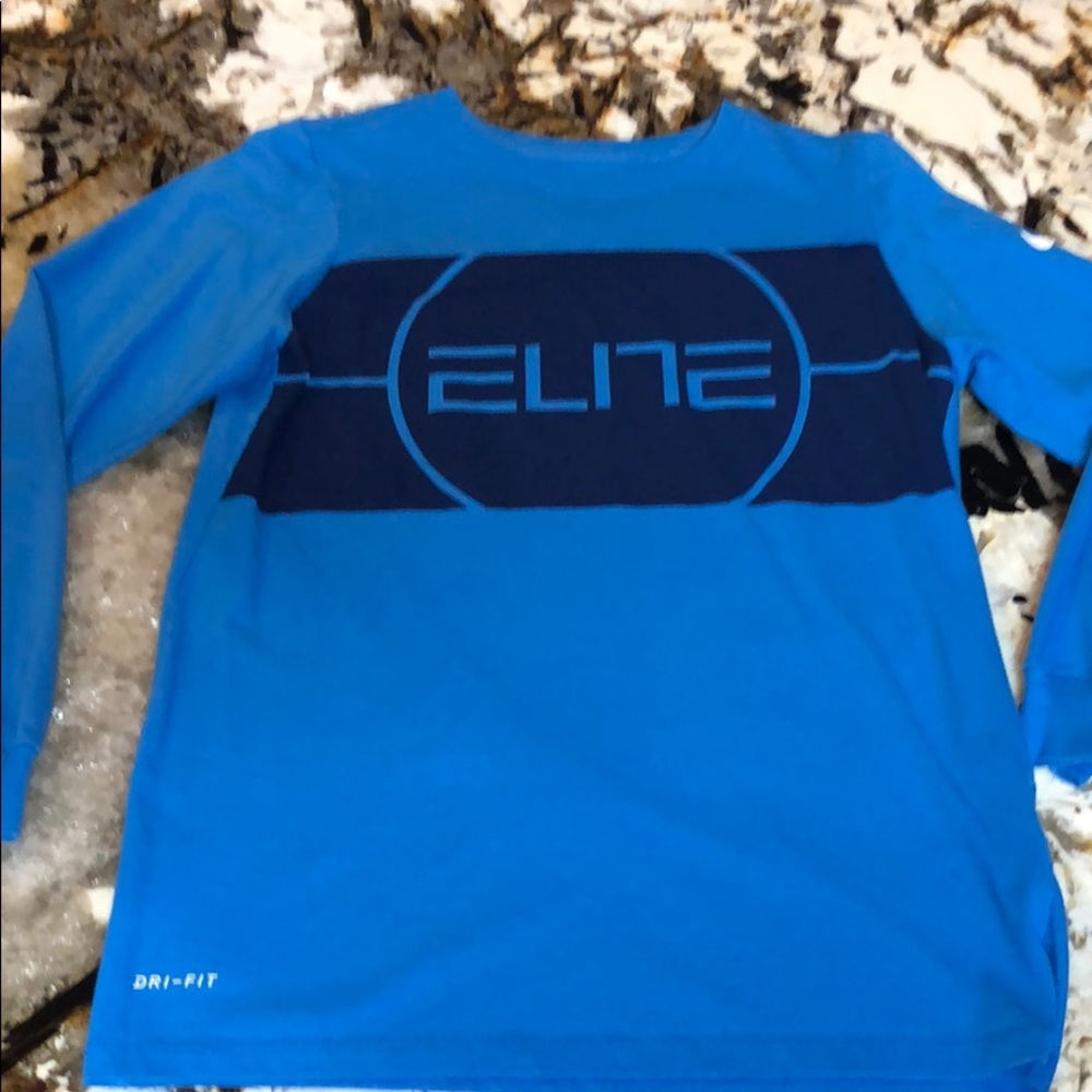 Nike Elite long sleeve tee boys size M